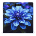 Blue Flower Smart Scale for Body Weight Accurate Bathroom Scale with LED Display Digital Weight Scales Weighing Machine High Precision Scales for Bath Home