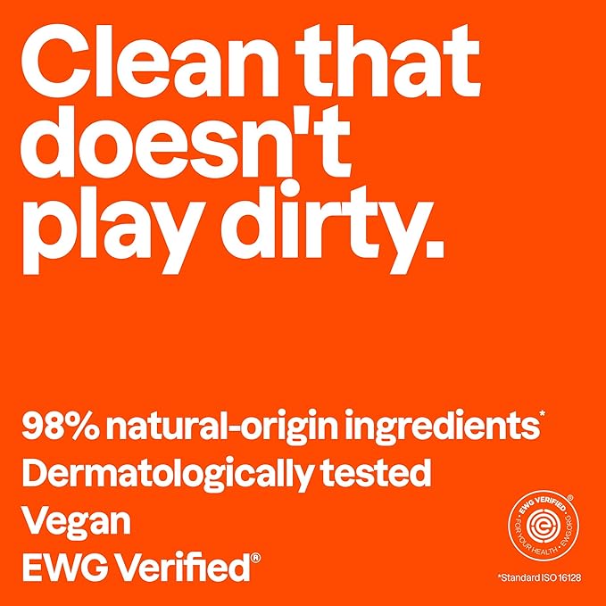 ATTITUDE Shower Gel Body Wash for Men 98% Natural Origin Ingredients Paraben &amp Phthalate Free EWG Verified Cleanses Without Drying Matcha &amp Bergamot 14 Fl Oz (Pack of 3)