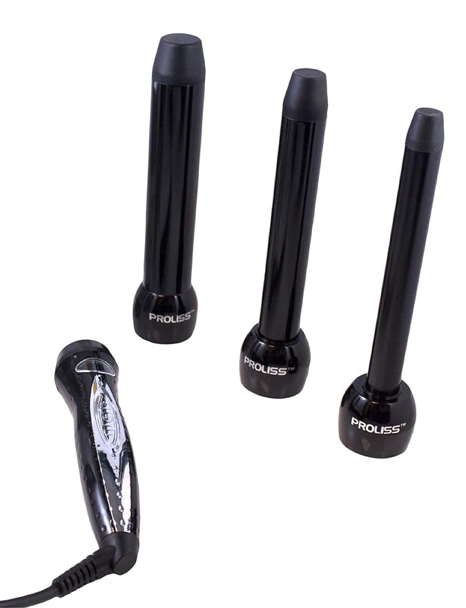 Trio Diamond Collection Curling Irons Black 1 Pound