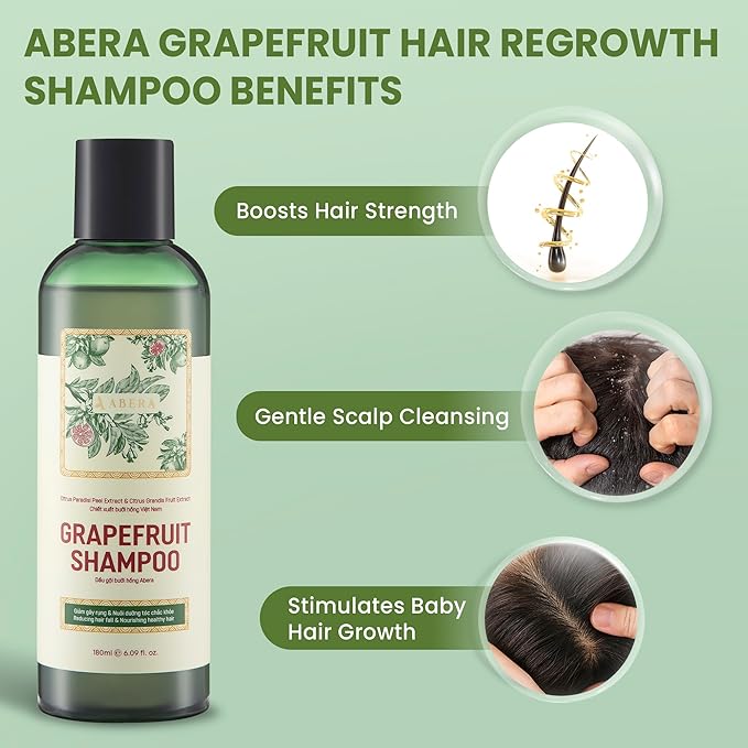 ABERA Folliculitis BHA Shower Gel High-Performance Folliculitis Body Wash Wild Bitter Melon Extract Reduces Back Acne &amp Hyperkeratosis 2 Boxes + Grapefruit Shampoo for Hair Loss