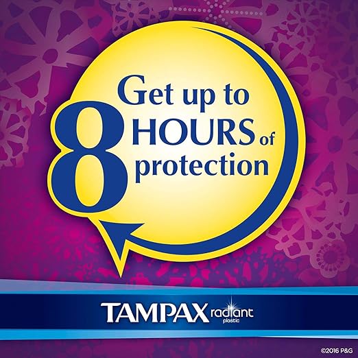 Tampax 29936 Radiant Tampons Regular Super 84 Count (Pack of 1)