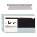Diane Hair Shaper Razor Blades Polymer Coated Stainless Steel Material Precise Shaping Trimming and Cutting Razor Refills for Barber Straight Edge Razor Blade 60-Pack