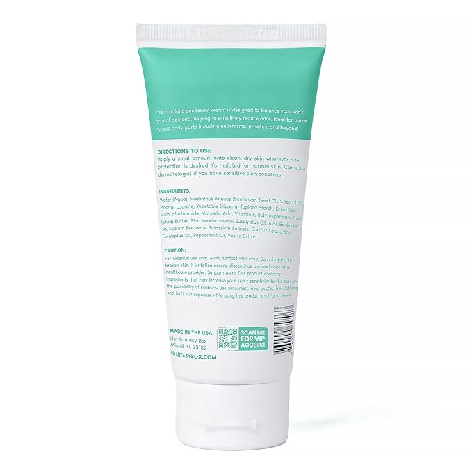 Her Fantasy Box | Everywhere Deodorant | with Probiotics (Mint)- 3 Pack