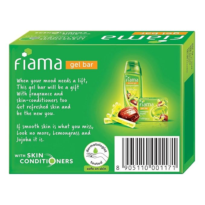Fiama Soap Lemongrass and Jojoba 125g (Pack of 6)