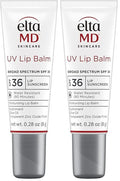 EltaMD UV Lip Balm SPF SunscreenSunscreen Lip Balm with SPF 30+Protects Dry Cracked LipsTransparent Zinc Oxide0.28 Tube(Pack of 2)