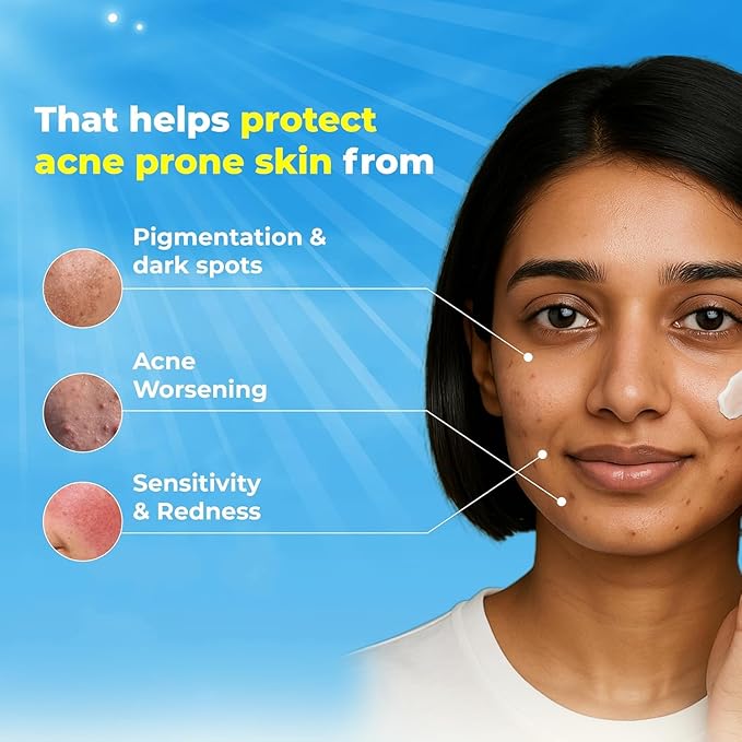 Gel-based daily sunscreenClear Protect Soothing Gel Sunscreen SPF 50+ PA++++ Acne Prone &amp Sensitive Skin Non-Comedogenic Dermatologically Tested