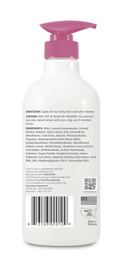 Combo Goat Milk Moisturizing Body Wash Shower Cream Cherry Blossom 40.7 fl oz Goat Milk Cherry Blossom Body Lotion 27 fl oz