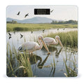2 Pelicans Weight Scale Large Digital Bathroom Scales with Bright LED Display Non Slip Digital Scale and Step On Fashion Weighing Machine for Body