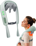 Snailax Cordless Neck Massager with Heat Shiatsu Neck Shoulder Massager for Pain Relief Deep Tissue 4D Kneading Shiatsu Back Massage Pillow Gifts for Women Men