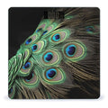 Green Peacock Feather Weight Scale Large Bathroom Scales Digital Weight with Bright LED Display Non Slip Automatic Weighing Scale Fashion Weighing Machine for Body