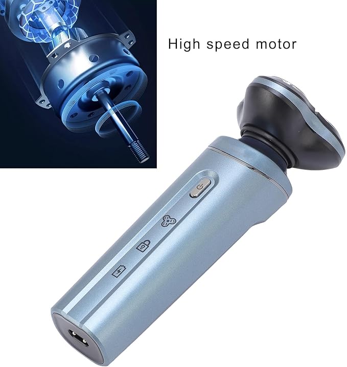 Electric Razors for Men 3 in 1 Rechargeable Electric Shaver with Sideburns and Nose Hair Trimmer Portable Travel Trimmer Face Shaver for Men