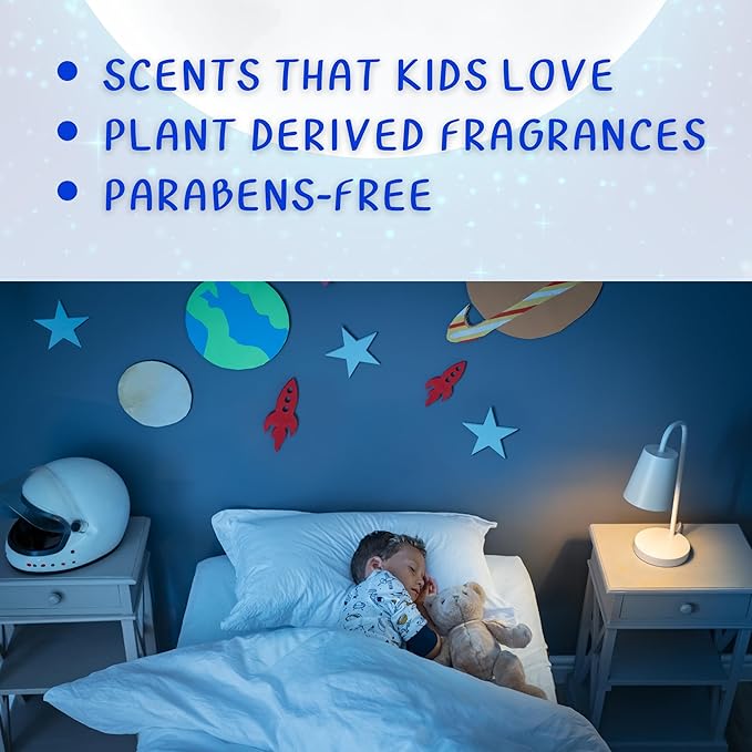 Kids Body Wash – Plant Based Gentle Moisturizer with Shea Butter – Safe for Sensitive Skin – Moonlight Mist – 3 Pack (8 oz Each)