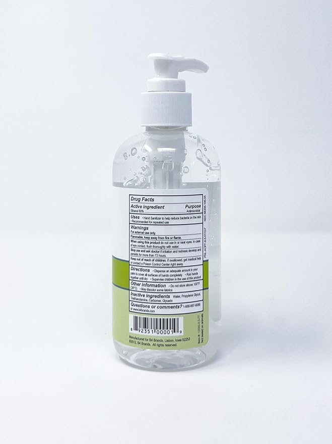 Avant® Original Fragrance Free Instant Gel Hand Sanitizer 8.5oz Bottle 24-Pack bulk refill