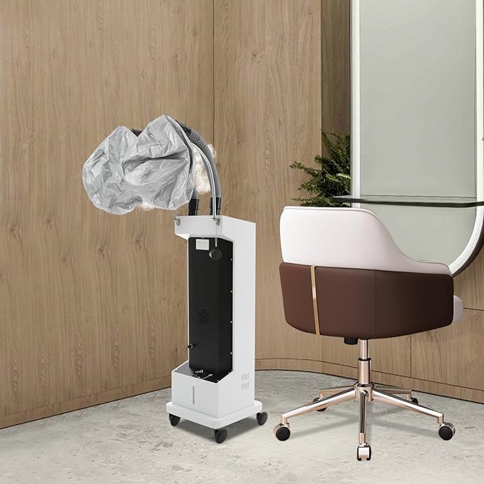 650W Hair Steamer Machine Professional Hair Color Processor w/ 5 Specialized Modes Adjustable Multifunctional Treatment-Heated Micro Mist Steamer for Home Salon Spa