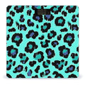Automatic Switch Digital Bathroom Weighing Scale Smart Scale for Body Weight Green Cheetah Leopard Print