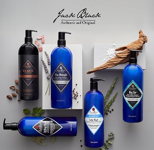 Jack Black Body &amp Hair Cleanser – Mens Body Wash Mens Shampoo Skin Care Hair Care Body Wash Men Sulfate–Free