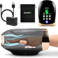 Lunix LX30 Rolling Hand Massager Kneading + Compression Heat + Cooling Fan Finger &amp Wrist Pain Relief Cordless Rechargeable Charcoal Black