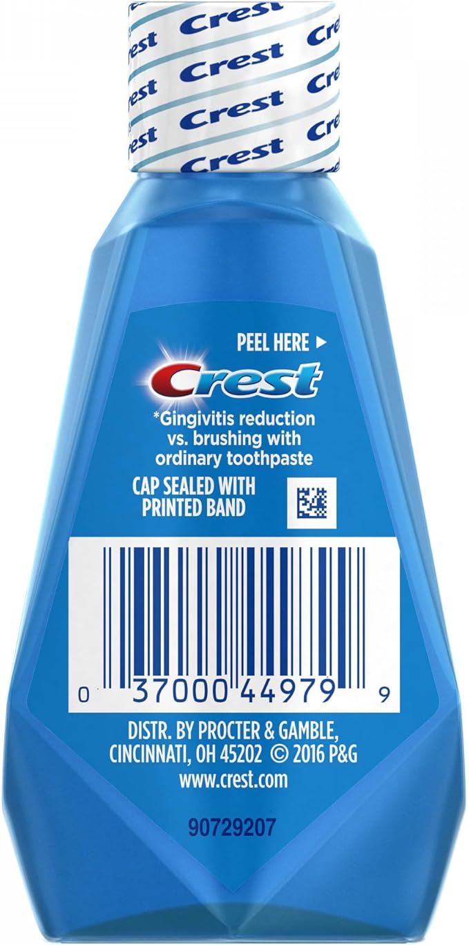 Crest Pro-Health Mouthwash Alcohol Free Multi-Protection Clean Mint 1.2 oz (Pack of 48)