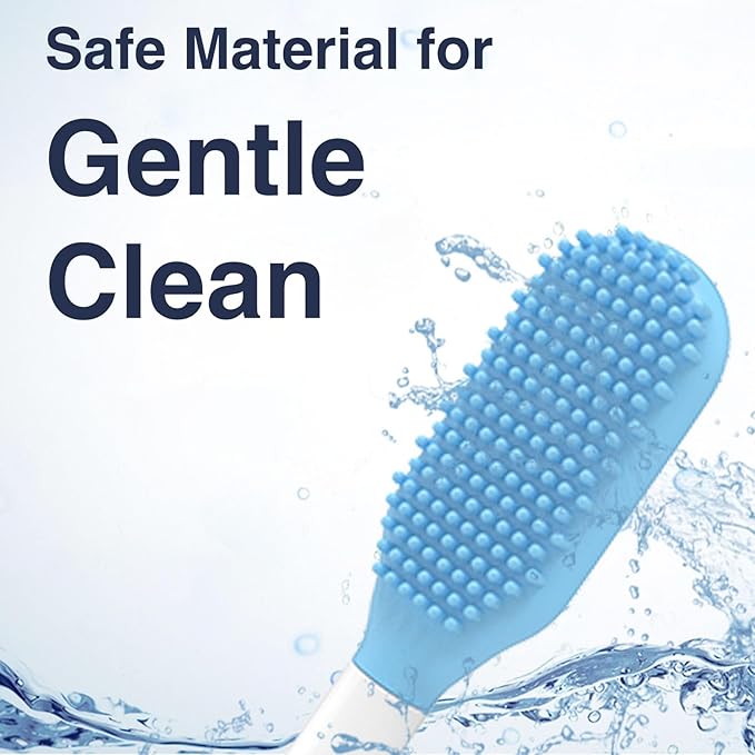 Tongue Scraper Heads for Philips Sonicare Click-On Handles – Gentle &amp Effective Tongue Cleaner Fresh Breath 3 Pack Replacement Brush Heads (White Click-On Handles)