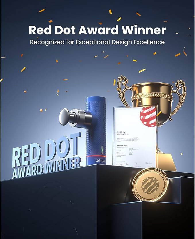 BOB AND BRAD A1 4-Head Massage Gun and A7 Massage Gun with 11mm Amplitude