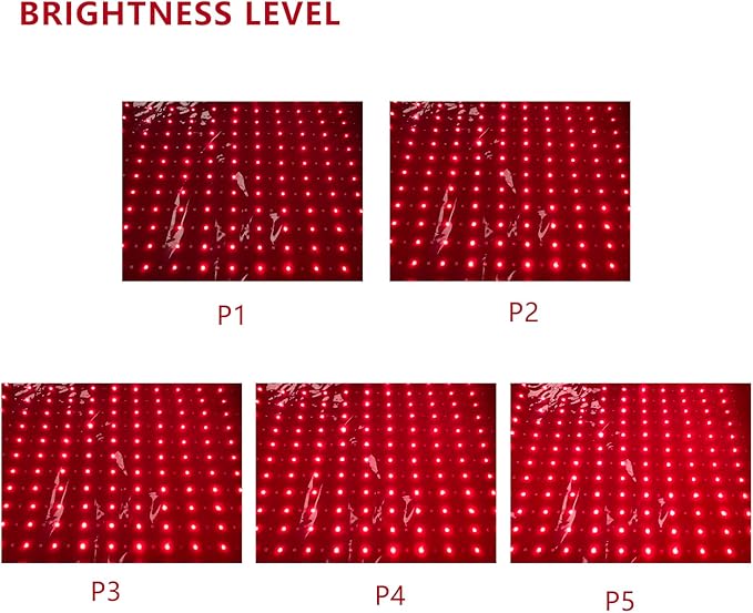 Red Light Therapy Large Mat Therapy Blanket 660nm 850nm Infrared Therapeutic Sleeping Bag for Whole Body Area Soothing (2560 LED) (2560LED)