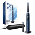 Oral-B iO Deep Clean + Protect Rechargeable Electric Toothbrush Saphire Blue iO Series 7 2 Replacement Brush Heads Charging Travel Case