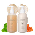 HEVEBLUE Salmon Fruity Centella Body Wash &amp Body Cream Duo - Complete Gift Set for Sensitive Skin