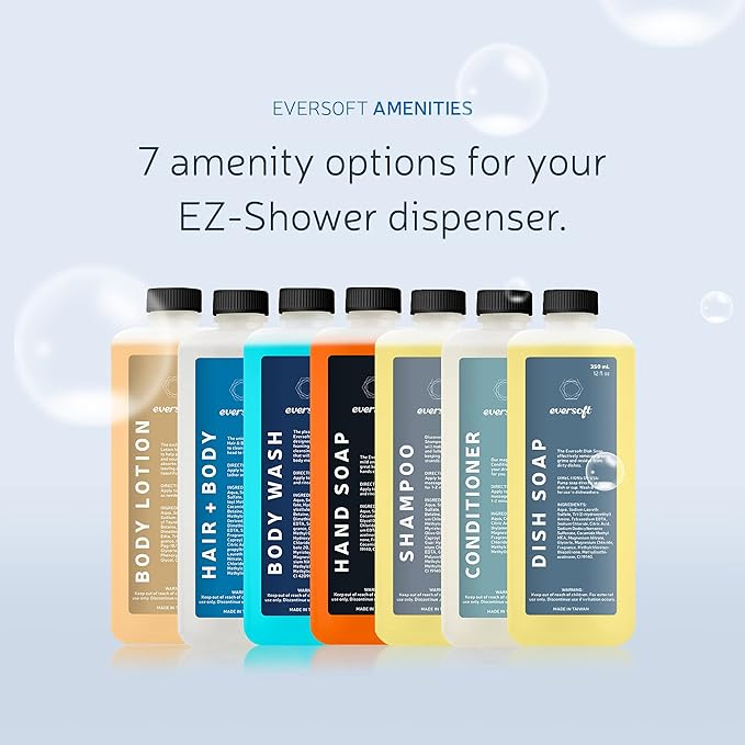 EZbrnd Eversoft Hair &amp Body Refill Cartridge 350ml (12 oz) x 6 pk