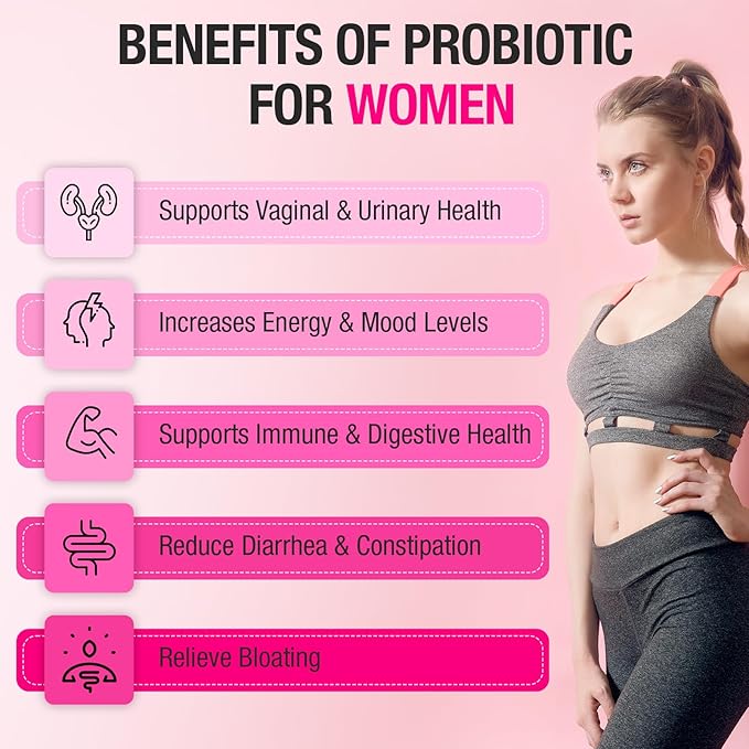 Vaginal Probiotics 70 Billion CFU Probiotics for Women 13-in-1 Womens Probiotic &amp Organic Prebiotics for Vaginal Urinary pH Balance Immune Gut &amp Digestive Bloating Health - 4 Months Sup