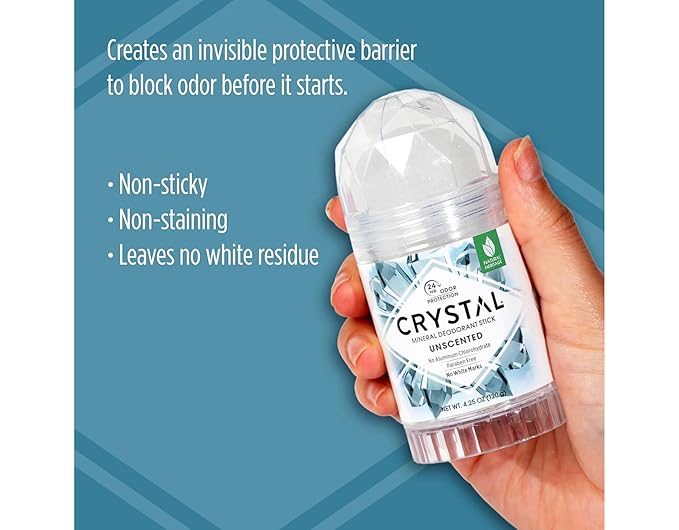 Crystal Body Deodorant Stick 4 Count