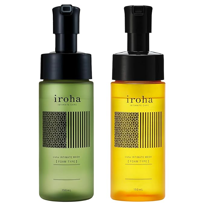 iroha Intimate Care-PH Balanced Daily Feminine Wash-Plant Based Vulva Hygiene-Moisturizing Natural Essential Oils- Set of Two Scents【Bergamot &amp Bitter Orange and Sweet Citrus】