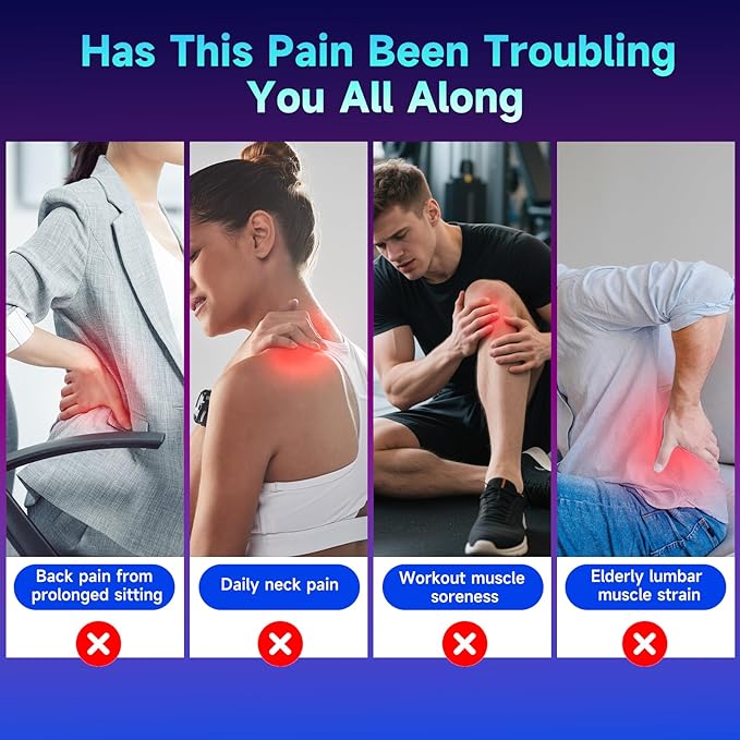 Upgraded 20-Head Massage Gun Set Multi Head Massage Gun with 3 Modes &amp 30 Levels Intensities Deep Tissue Massager Muscle Massage Guns for Body Muscle Pain Relief