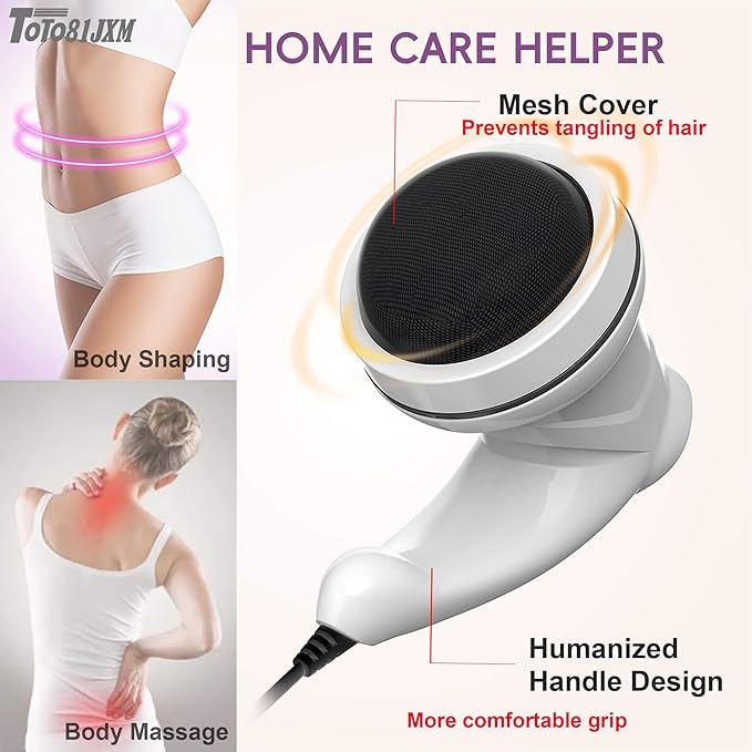 Cellulite Massager – Body Sculpting Machine with Lymphatic Drainage &amp Skin Tightening for Belly Butt Stomach Legs Arms Fat Lipo Roller Massager After Surgery Widearea &amp Adjustable Speed.