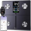 Ovutek Smart Scale for Body Weight Professional Bathroom Digital Scale with BMI Body Fat Muscle Mass Most Accurate to 0.05lb Large Display High Accurate Body Composition Machine with Fitness App