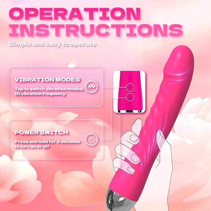 Electric Handheld Vibrating Massager -Clitioral Sucker Silent Relaxes Muscles 10 Modes Vibratorsmassager Electronic for Foot Or Neck Waterproo Personal for Adult Tools Couples Relaxation YR03