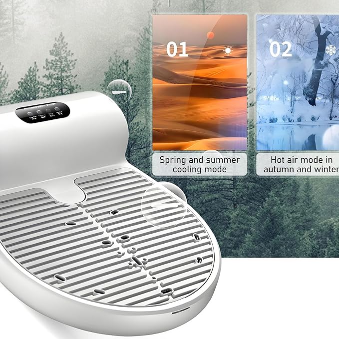 Full Body DryerBody Dryer After ShowerBody Hair Dryer with Sensor and Weight ScaleNatural Warm Air Wind and Cool WindWaterproof Builtin-Scales