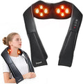 Joyset Neck Massager for Pain Relief Deep Tissue with HeatShiatsu Neck and Back Massager 4D Deep Kneading Massage for ShoulderGifts for Women Men Mom Dad Friend