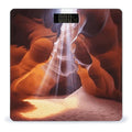 Antelope Canyon Scale for Body Weight High Precision Digital Weight Scales with LCD Display Anti-Slip Sturdy Slim Tempered Glass Bathroom Scale for Home Use