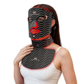 Red Light Therapy Mask for Face &amp Neck – 4 Light Modes with 850nm NIR Red Yellow &amp Blue LED Light Therapy 2600mAh Rechargeable LED Face Mask for Anti-Aging Skin Firming &amp Radiant Glow