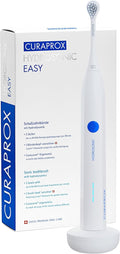 Curaprox Hydrosonic Easy Sonic Toothbrush – for Daily Gum Care and Plaque Control | Simple Effective Reliable | One Brush Head