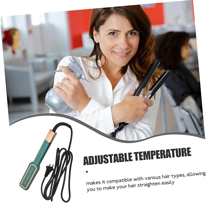 Happyyami Adjustable Portable Hair Straightener Tool for Women Straightening Fast Heating Lightweight Design for Easy Styling The Go