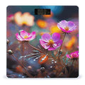 Colorful Small Flower Scale for Body Weight Smart Scales Digital Bathroom Scale High Precision Weighing Scales with Large Display Weighing Machine for People