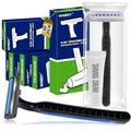 60 Pack Disposable Razors Bulk for Men with Travel Shaving Cream Homeless Supplies Bulk Twin Blade Travel Razors and Shaving Cream Kit Individually Wrapped Toiletries for Hotel Airbnb Church