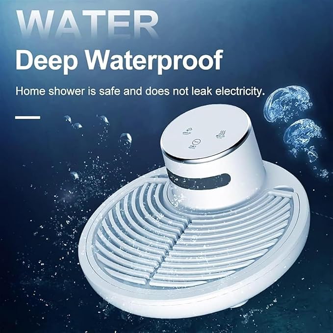 Waterproof Body Dryer Full Body Dryer Machine with Gravity Sensor Negative Ion Skin Care Machine Supports to 150kg Cold/Warm Air Adjustable for Bathroom Gym Hotel