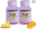 Lemme Purr Vaginal Probiotic Gummies for Women - Balanced pH Healthy Odor Yeast Balance &amp Flora Support + Vitamin C for Immune Health - Tasty Pineapple (60 Count) (Pack of 2)