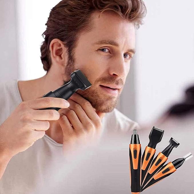 Nose Hair Trimmer for Men-Professional Painless Ear and Nose Hair Trimmer for Men Women Electric Nose Hair TrimmerWaterproof Dual Edge Blades for Easy Cleansing