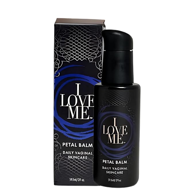 Petal Balm Daily Vaginal Skincare - Vulva Balm for Vaginal Dryness &amp Itching - Clinically Tested Hormone-Free Natural Vaginal Moisturizer for Sensitive Vulvar Skin - Intimate Feminine Care - 2Fl O