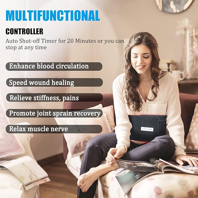 2020 New LED Red Light＆Near Infrared Light Therapy Devices Large Pads Wearable Wrap for Pain Relief Belt FDA Cleared Device