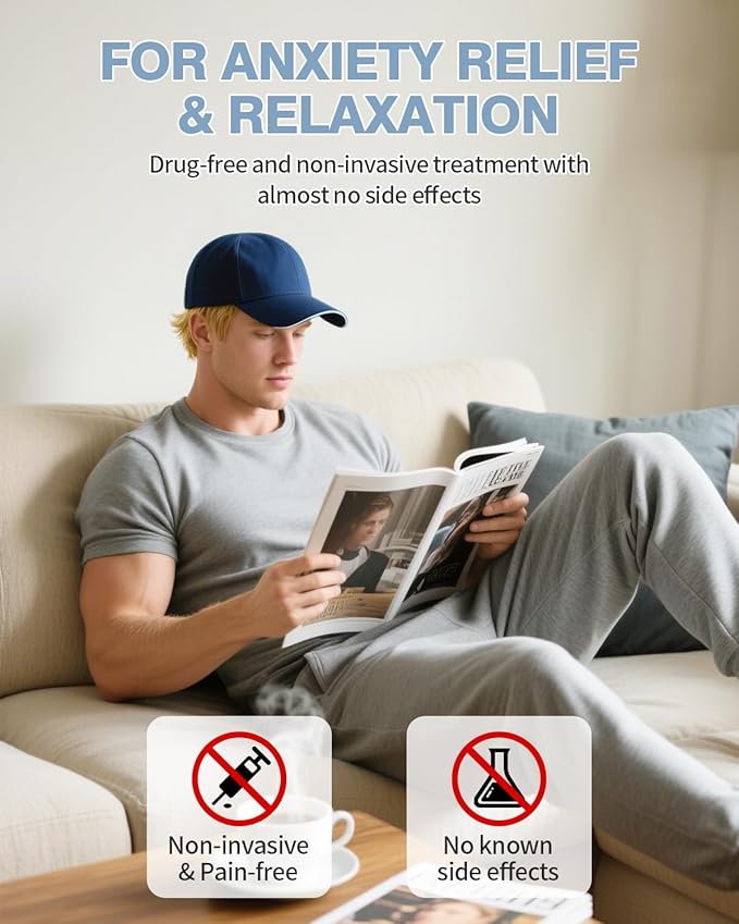 Red Light Therapy Hat &amp Cap with Timer Controller 630nm 850nm 940nm Infrared Light Therapy for Head