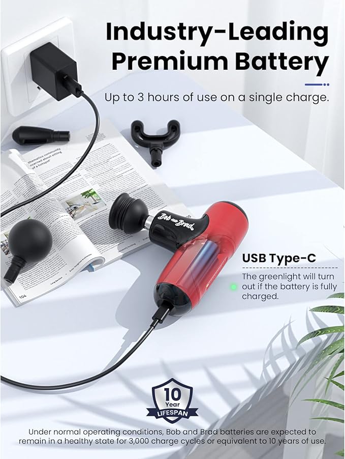 BOB AND BRAD T2 Pro Massage Gun and Q2 Mini Massage Gun